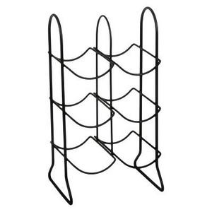 Spectrum Diversified - Townhouse 6-Bottle Wine Rack - Black