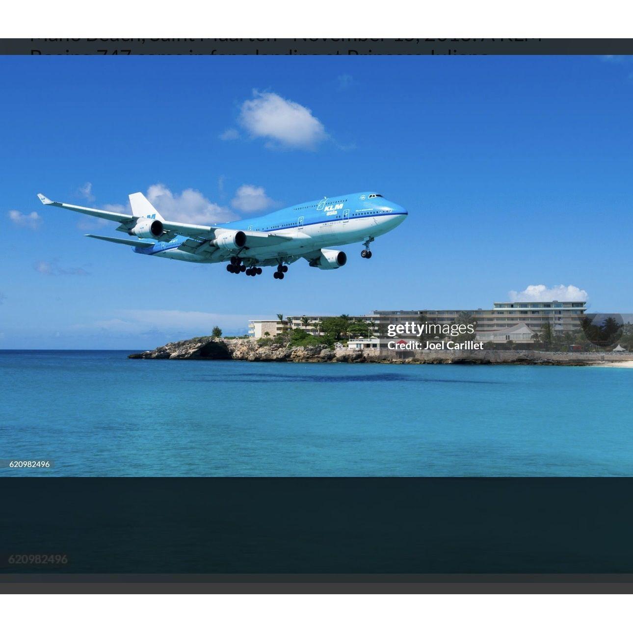 See the planes landing over your head at Maho Beach!