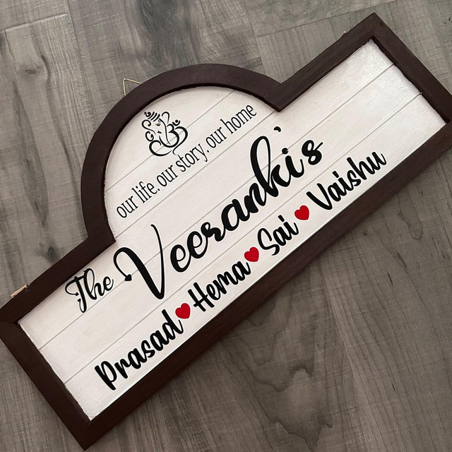Family Name Sign,Name Boards,Family Name Boards,Entryway Sign,Indian Family Name Boards,Welcome Board