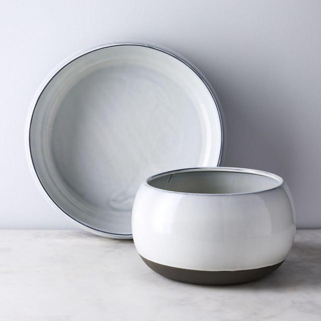 Kiss That Frog Handmade Ceramic Crater Bowl