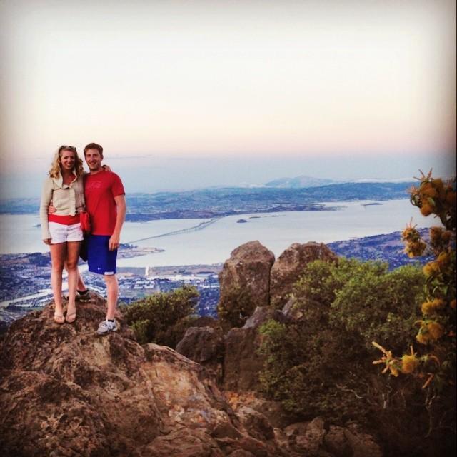 Ryan's first jaunt to the top of Mt. Tamalpais, California