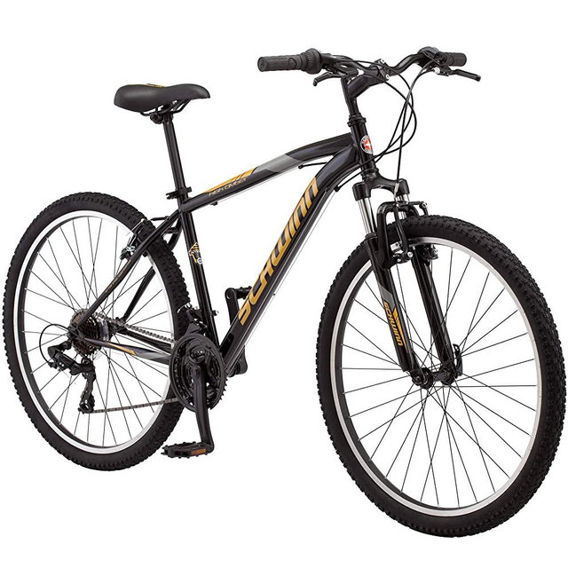 Schwinn High Timber Youth/Adult Mountain Bike, Aluminum and Steel Frame Options, 7-21 Speeds Options, 24-29-Inch Wheels, Multiple Colors