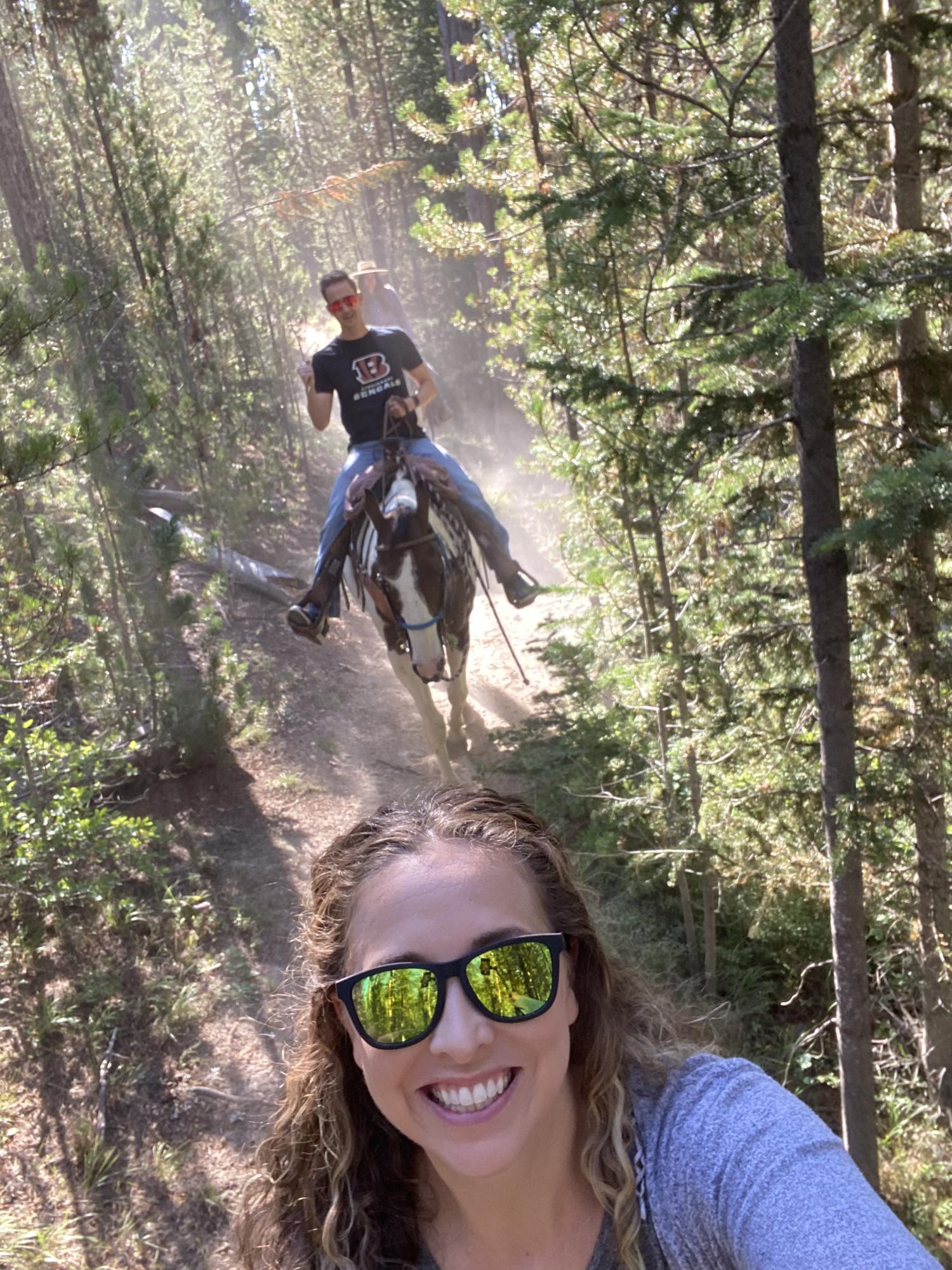 Mikeys first time on a horse