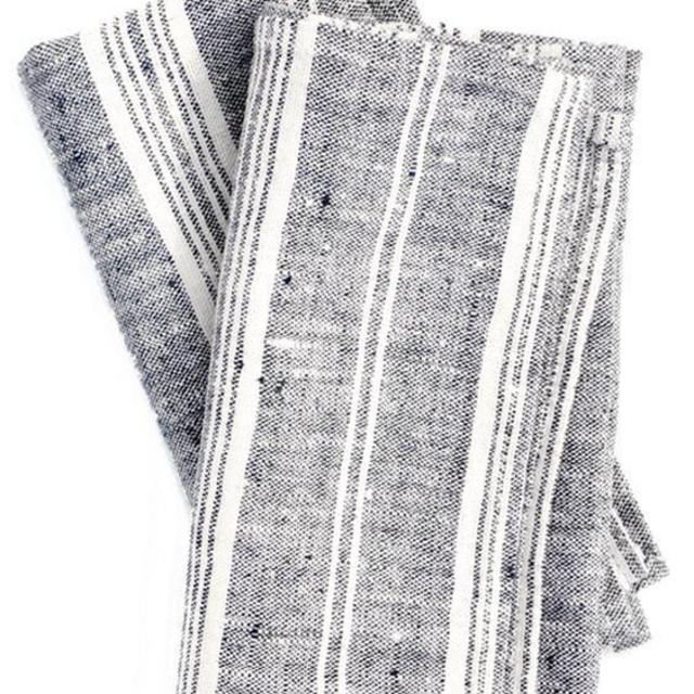 Mixed Stripe Linen Napkin Set (Set of 2)