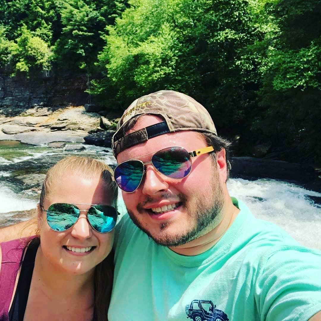 Our first picture together, 4th of July weekend 2020.
