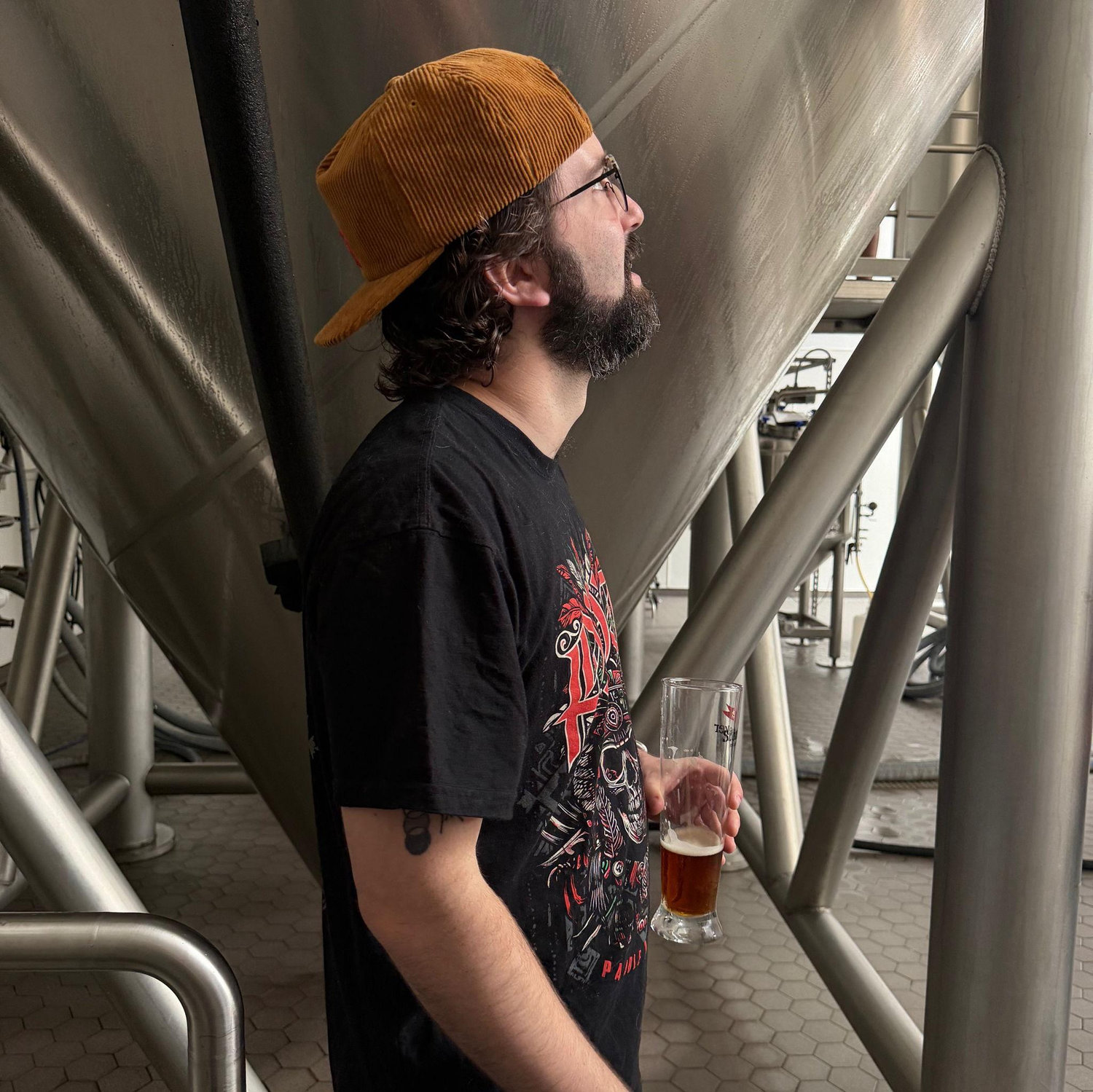 We took a tour of our favorite local brewery, Olde Mecklenburg Brewery, for Ben's Birthday.