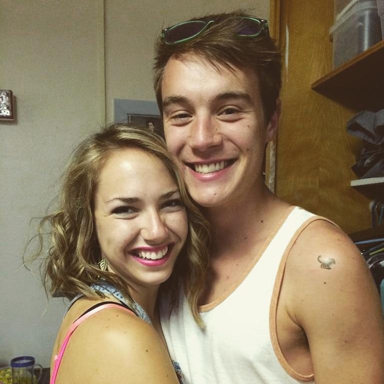 The first picture taken of us, 2014.