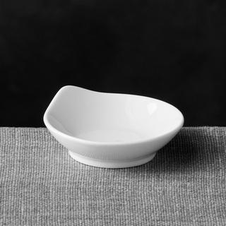 Porcelain Mini Round Grip Dish, Set of 6