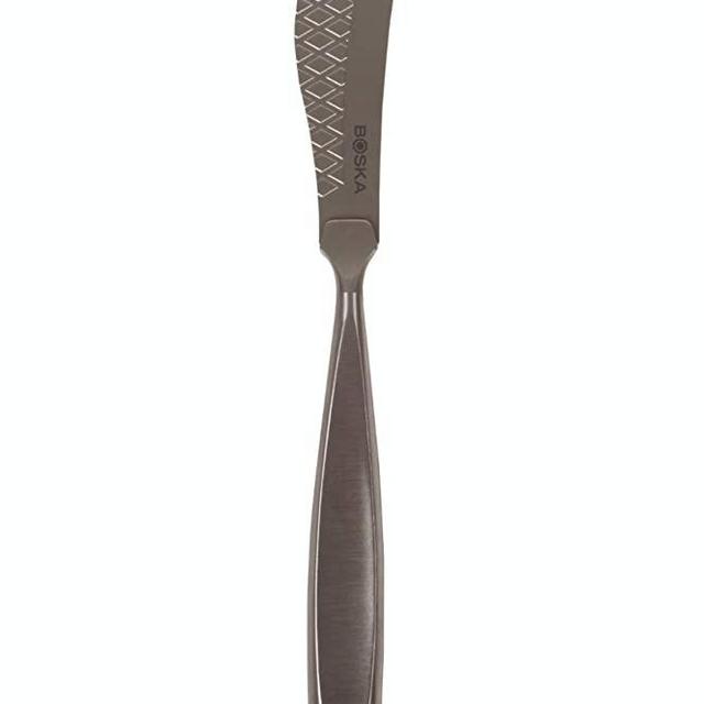 BOSKA Monaco+ Cheese & Butter Spreading Knife, Full-Size, Silver