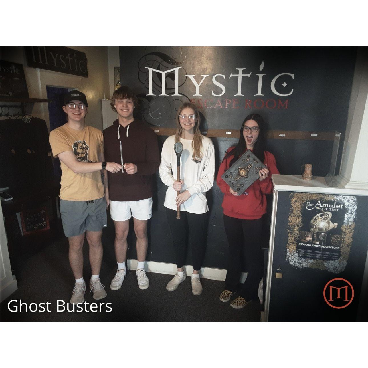 Escape room with Jake (Best man) and Avarie (Maid of Honor)