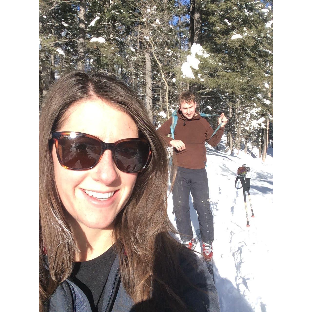 More backcountry skiing