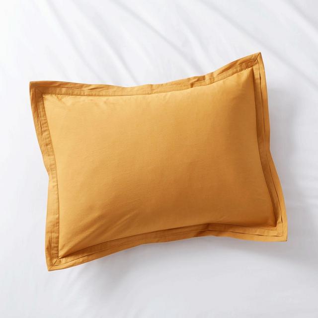 Mellow Amber Organic Cotton Standard Sham