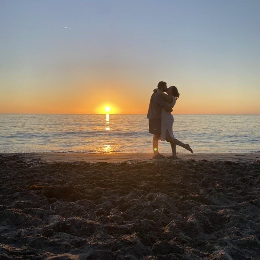 Kisses on the beach, Florida - December 2021