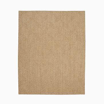 Custom Woven Chevron Sisal Rug