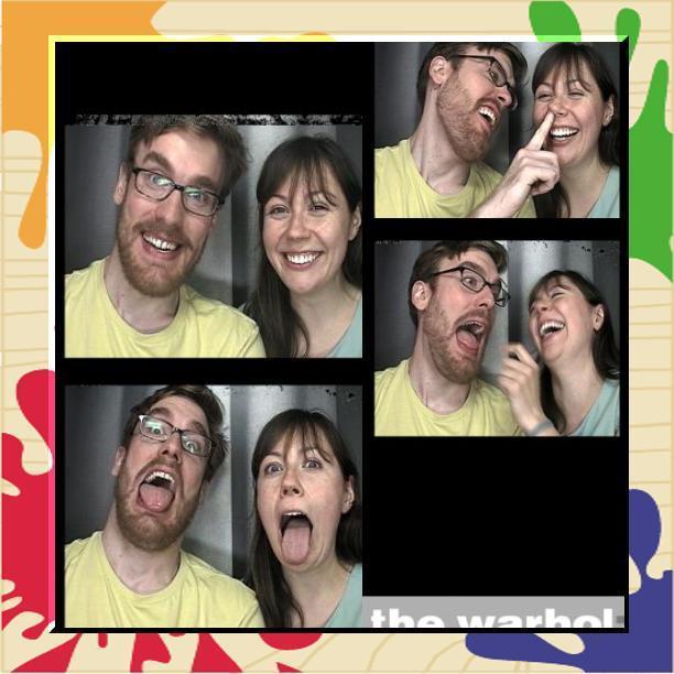 Our first trip to Pittsburgh together. Here we are at the Warhol Museum.