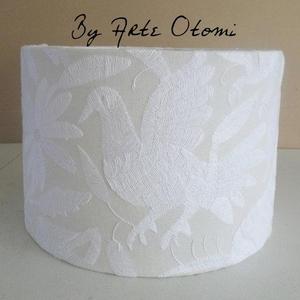 White Otomi Lampshade