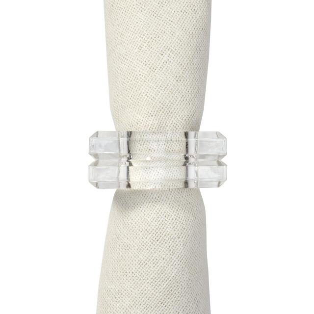 Square Acrylic Napkin Ring