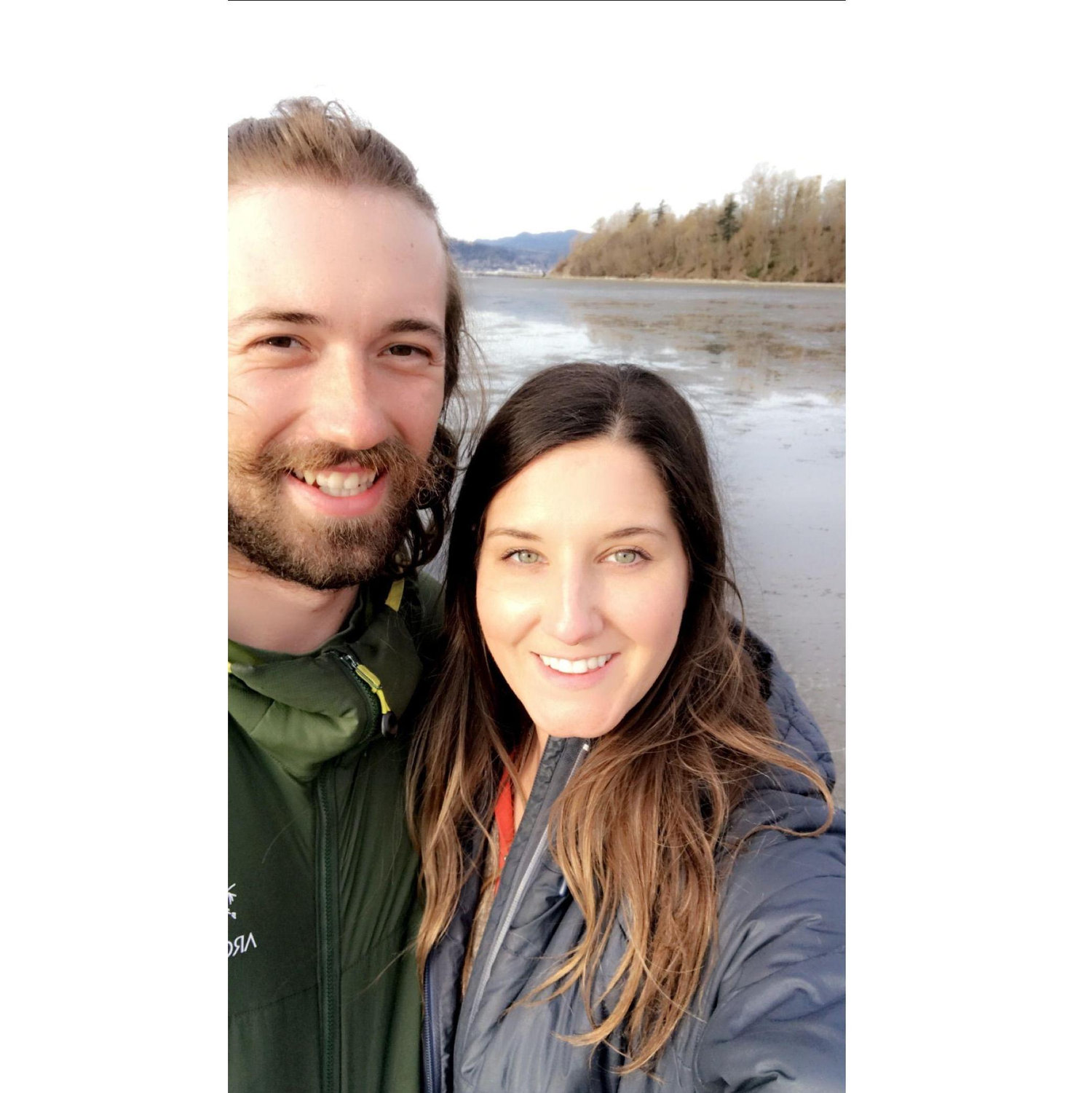 Spence showing Kat around Bellingham where Spence lived for 6yrs and went to Western Washington University