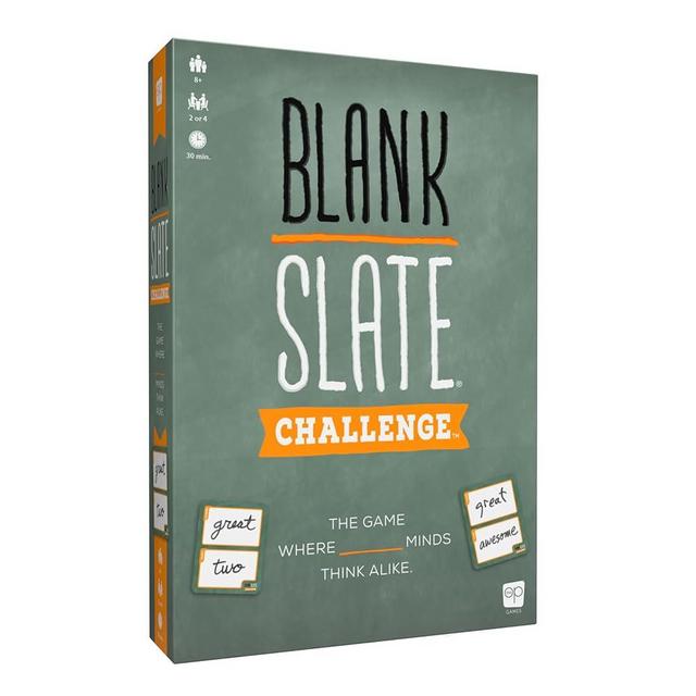 BLANK SLATE: Challenge Board Game, The Game Where Great Minds Still Think Alike, New Cooperative and Team Play Modes, Family-Friendly Word Association Party Game, 2 or 4 Players, Ages 8+, 30 Min