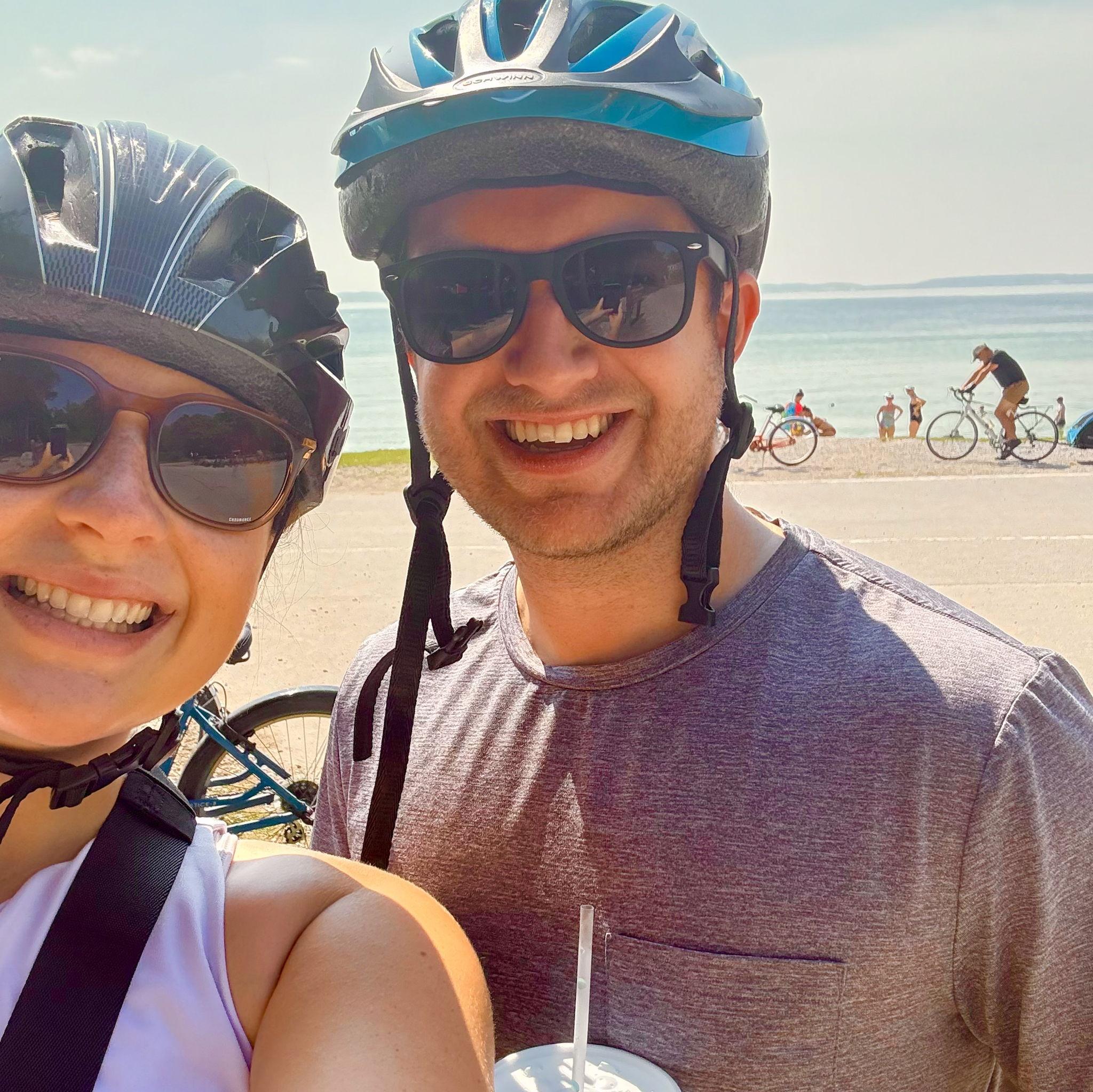 Biking on Mackinac Island