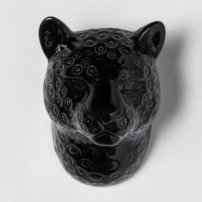Earthenware Leopard Wall Planter Black - Opalhouse™