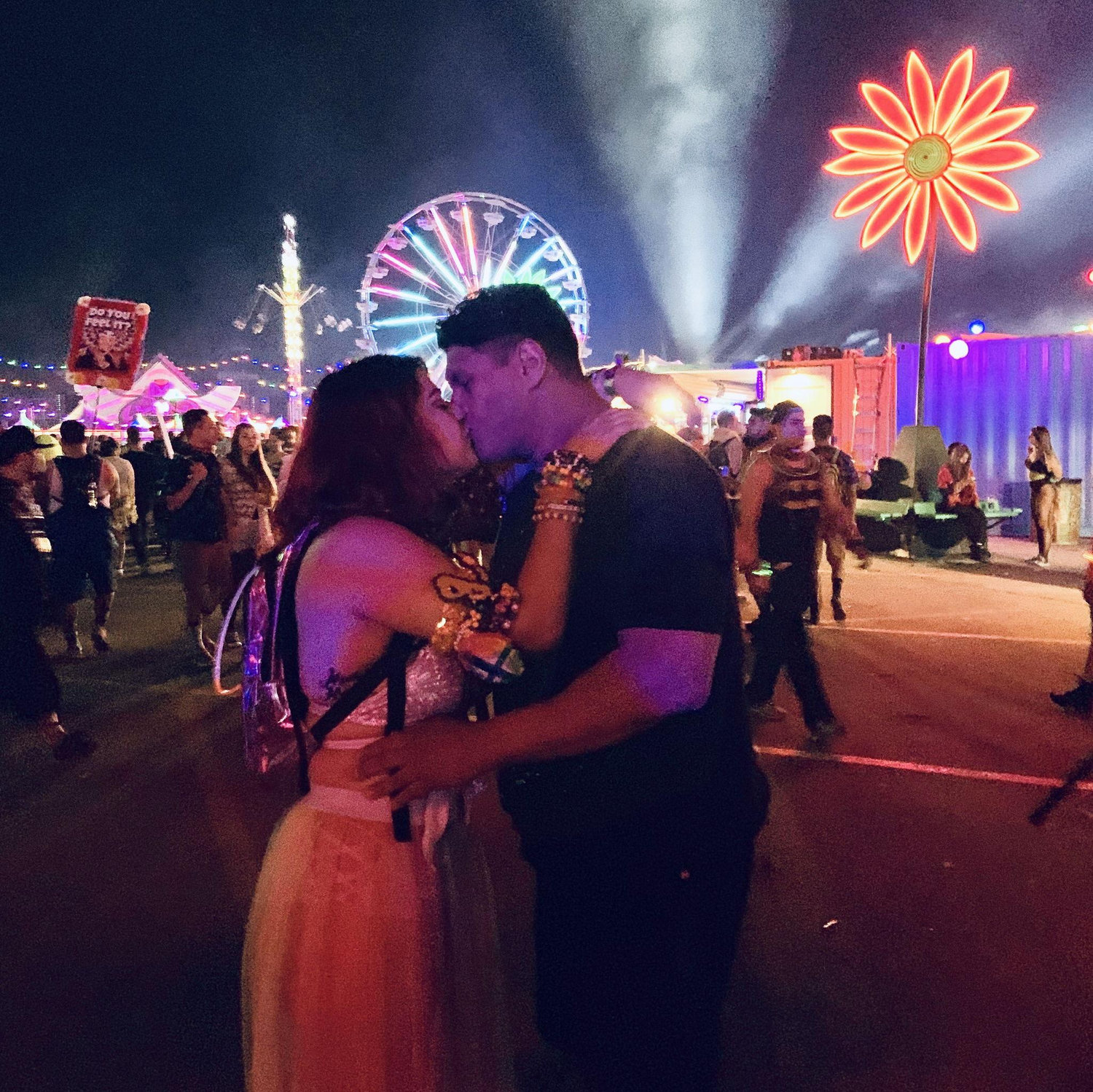 When we first said "I love you" at EDC!