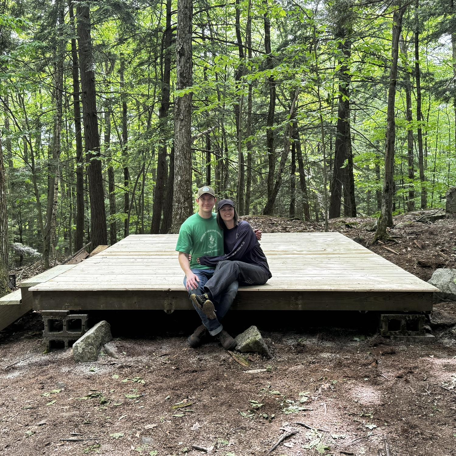 Our first “property”, hand built by some of our closest friends S/O Pete & George