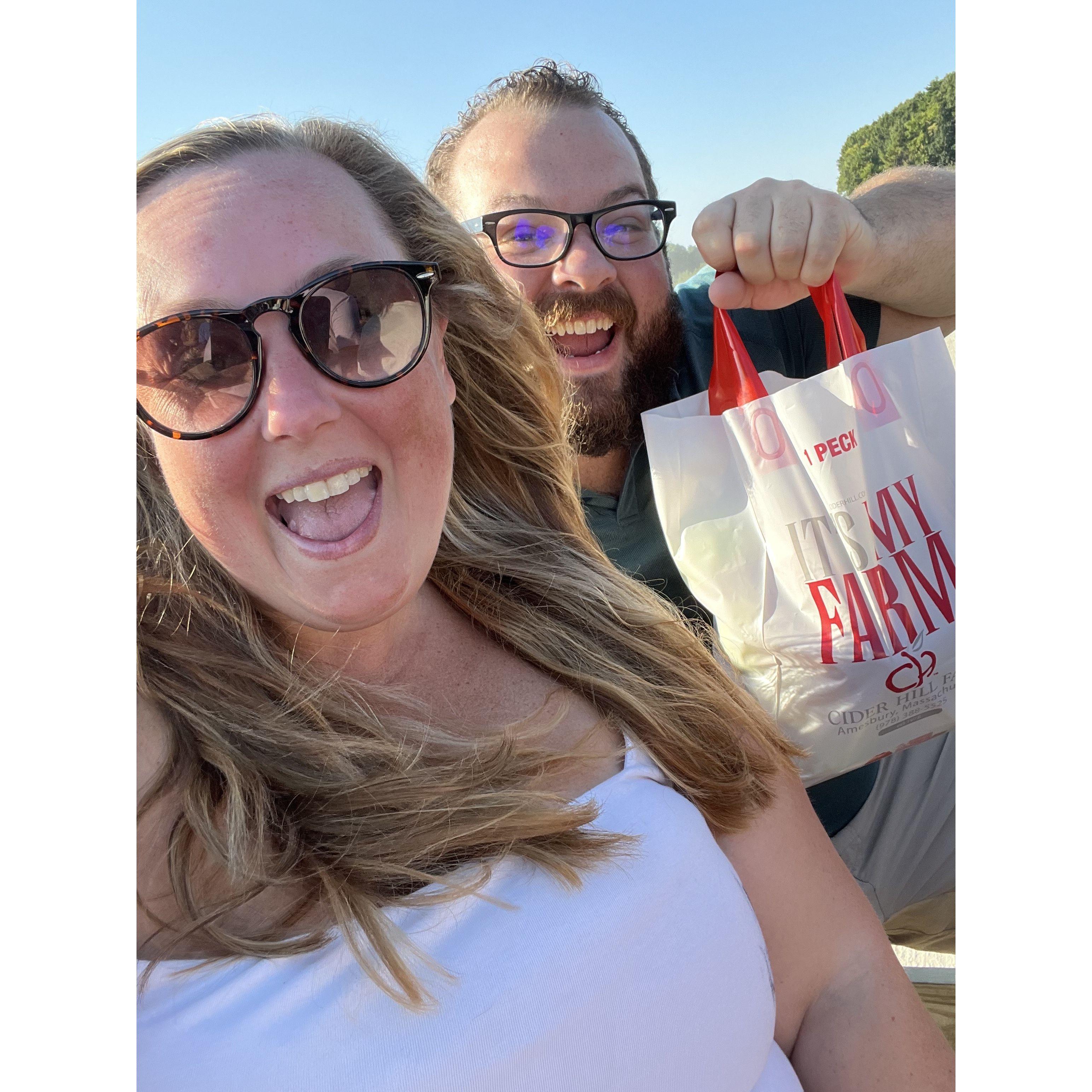 Apple picking