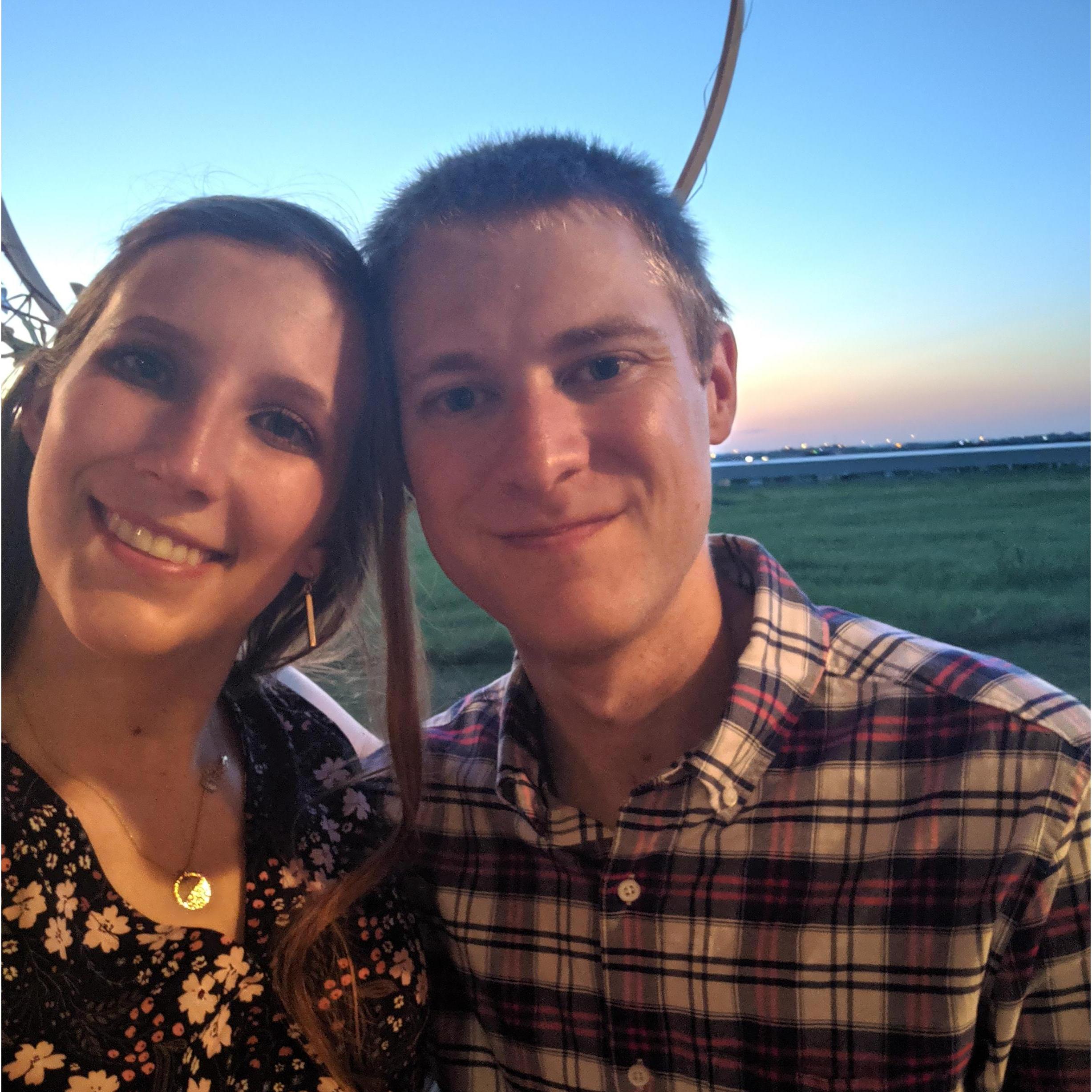 Celebrating Andrew's brother's wedding-- June 2019