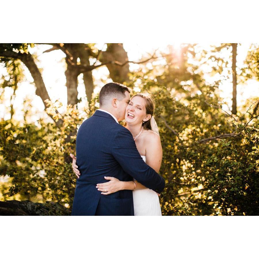 The photographer said "Whisper something naughty in her ear" he said "We have Krispy Kreme in the car waiting"