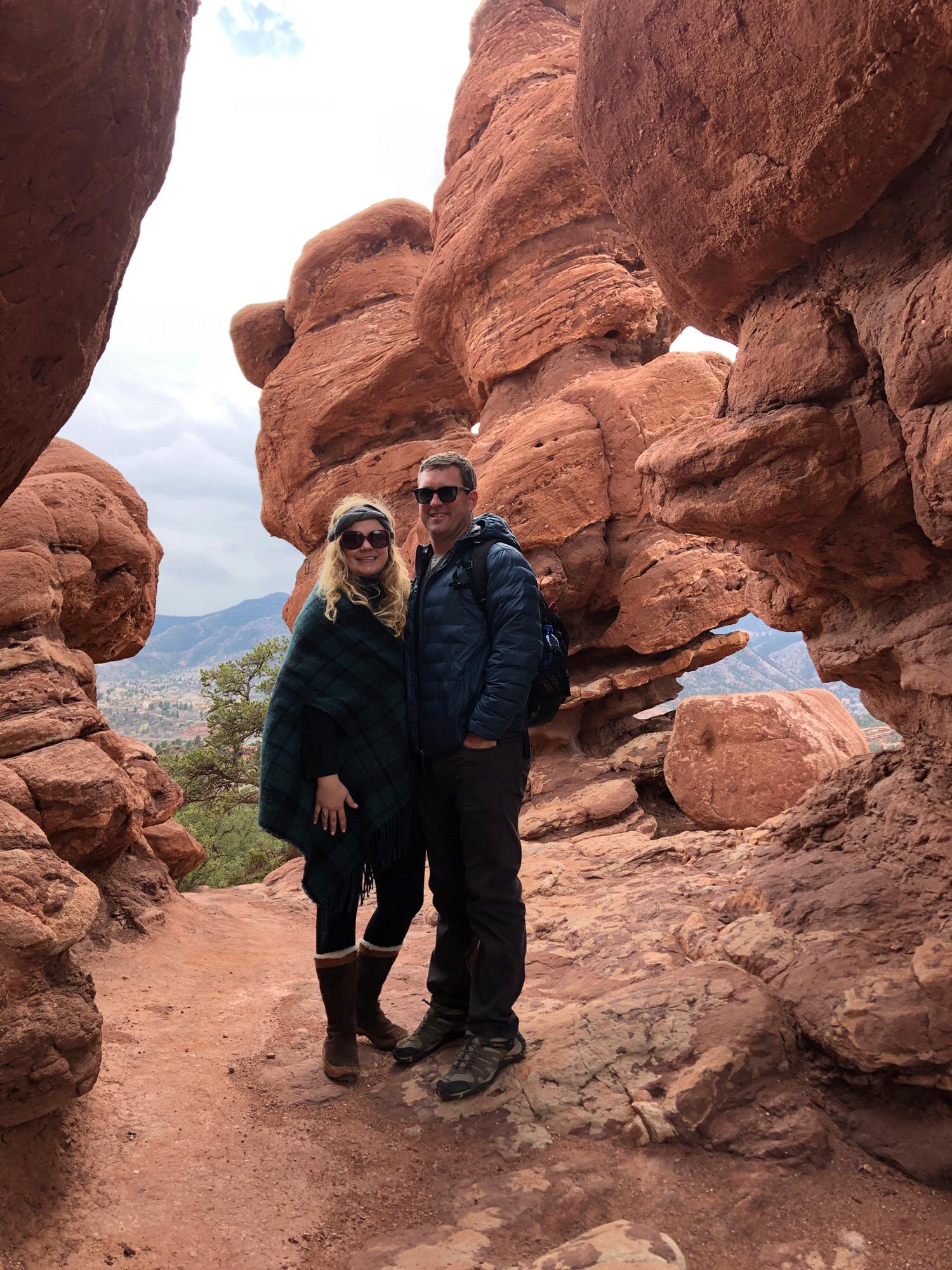 Garden of the gods in Colorado
