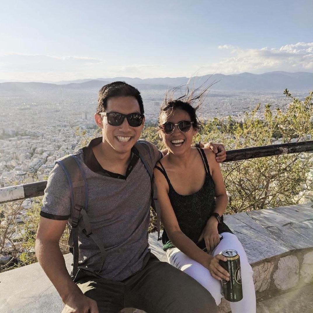 On top of the world in Greece.