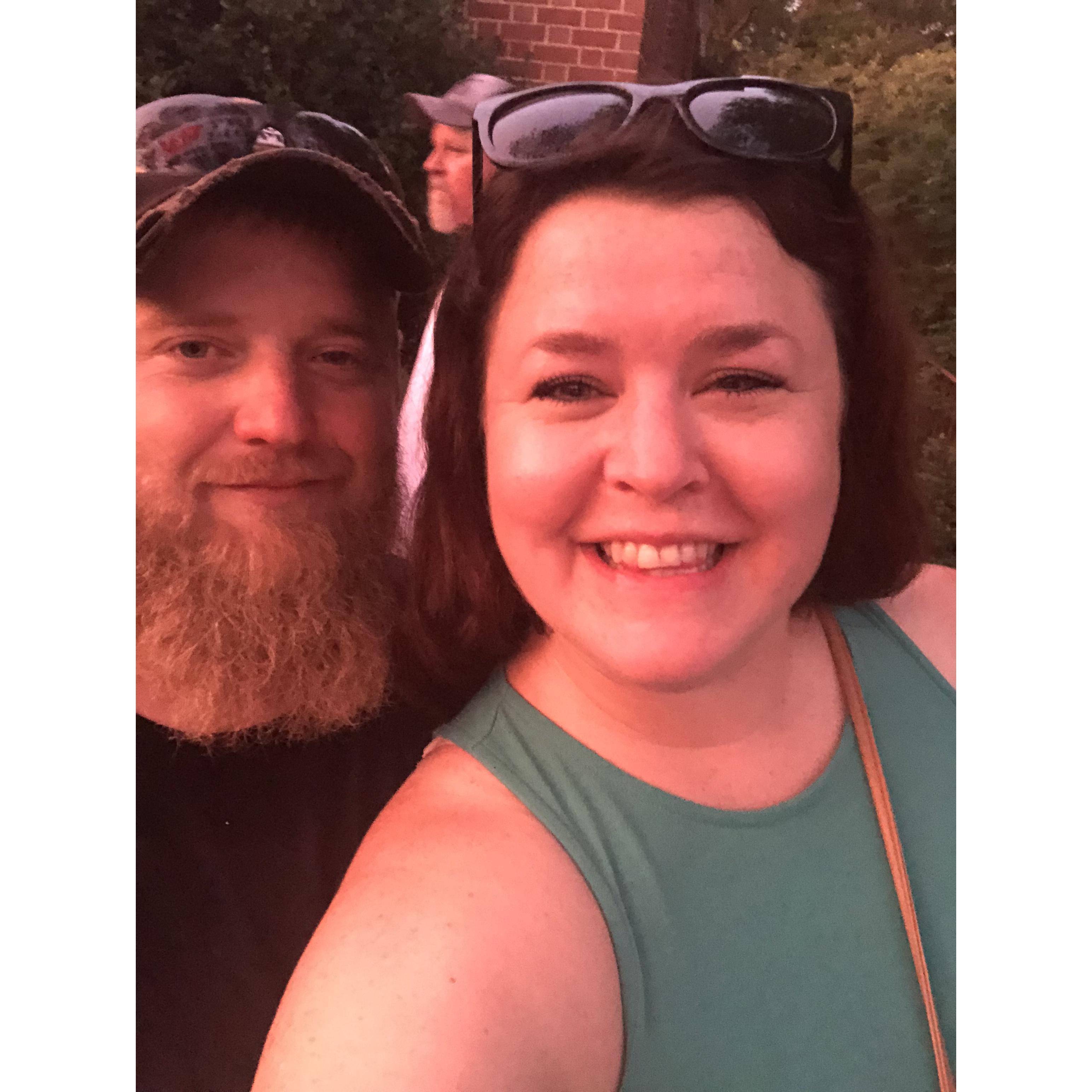 Us at a Friday Night concert❤️