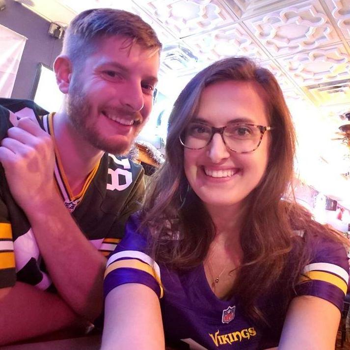 Somehow we survived our first football season together... #GoPackGo and #SkolVikes!