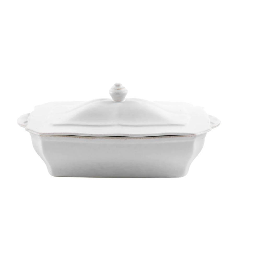 Impressions white - Rect.covered casserole