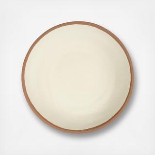 Potter Terracotta BPA Free Melamine Bamboo Dinner Plate, Set of 4