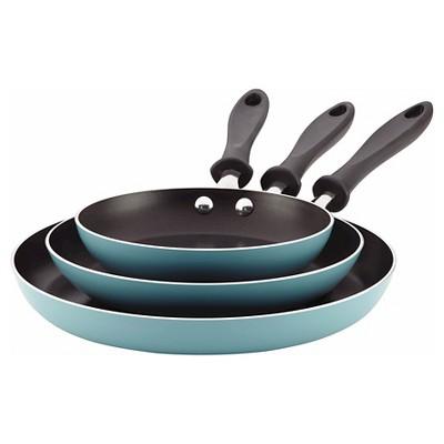 Farberware Reliance 3pc Frying Pan Set Aqua