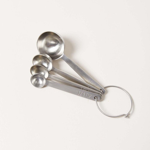 Stowe Measuring Spoons, Stainless Steel, Silver