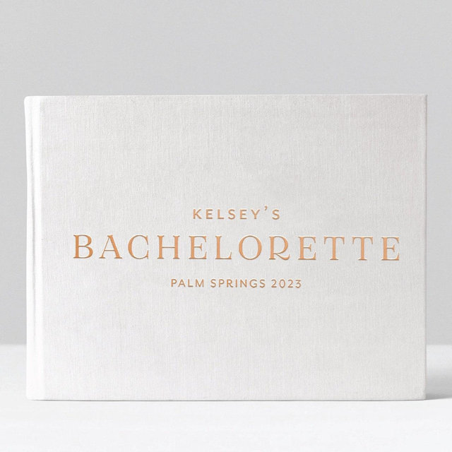 Bachelorette Party Polaroid Guestbook, Custom Bachelorette Party Memory Book, Modern Bachelorette Party Guest Book, DIY Photo Book, Trendy