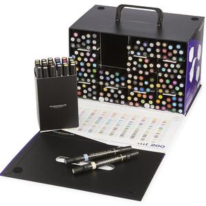 Prismacolor Premier Double-Ended Art Markers, Fine and Chisel Tip, 200 Pack