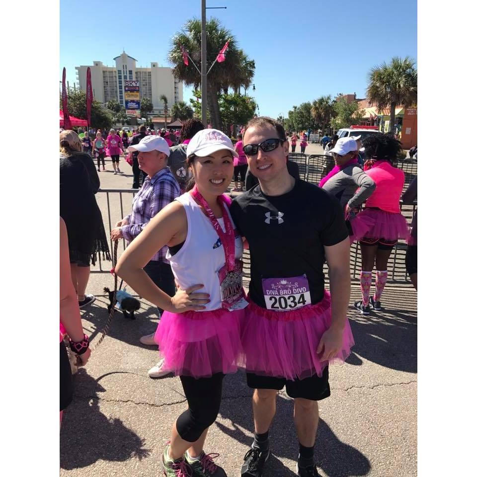 Diva Half Marathon, 5K   Myrtle Beach, SC 2017