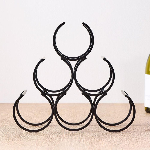 Streamline Metal Bar Wine Rack Wine Rack Metal Dark Bronze Each  