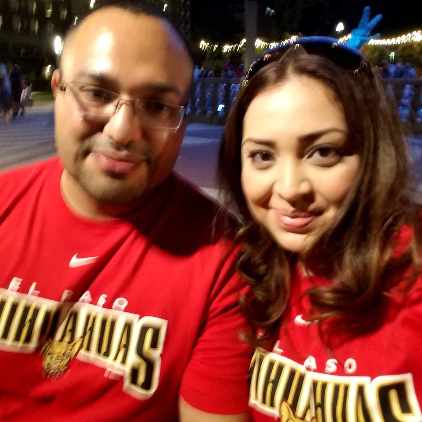 One of our first dates. We went to the ballpark. September 2nd, 2017. Go Chihuahuas!