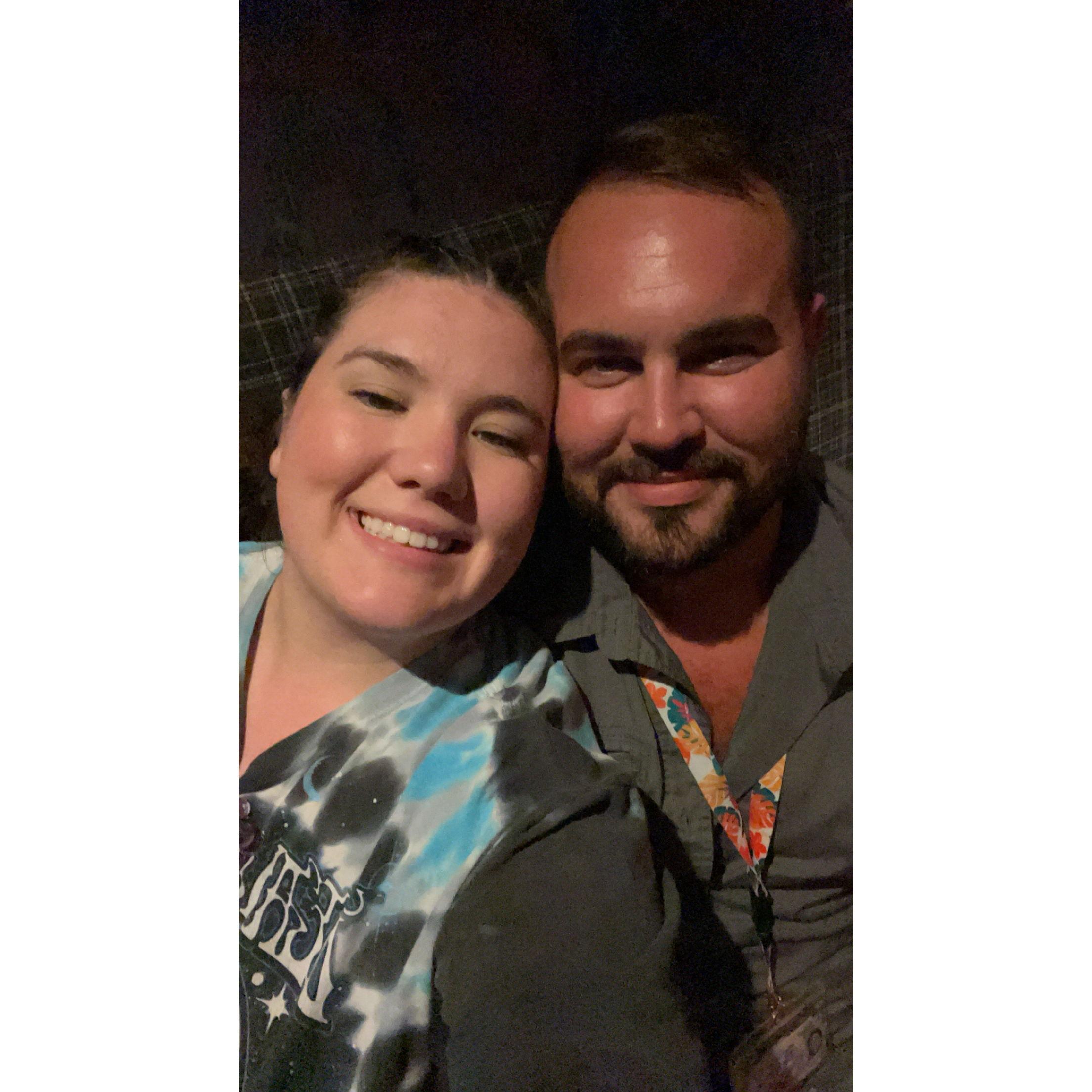 Us on our first cruise