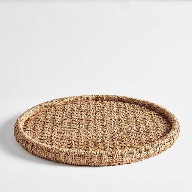 Capitola Twisted Seagrass, Round - Natural