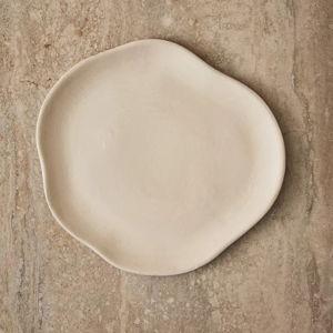 Irregular Stoneware Dinner Plate