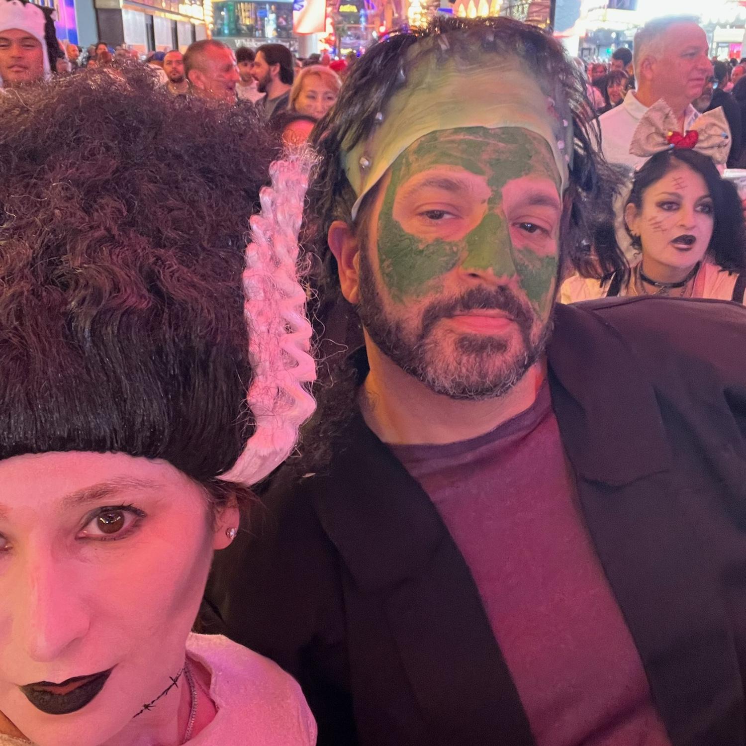 Halloween in Las Vegas, Fremont Street
(If you know Melissa, this is her favorite holiday and this was the best Halloween ever!)