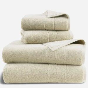Super-Plush Turkish Cotton Bath Sheet Bundle (**Color: Stone**)
