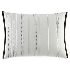 Vera Wang™ Home Dragonfly Wing Striped Oblong Throw Pillow in White