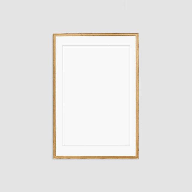 Simply Framed Gallery Frame, Antique Gold/Mat, 24"X36"